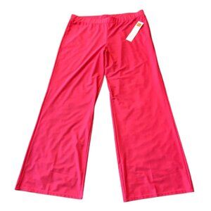 Jude Connally Trixie Wide Leg Pull On Pants Womens XL Pink NWT